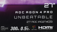 Монитор AOC 27" Gaming AG274QS черный IPS LED
