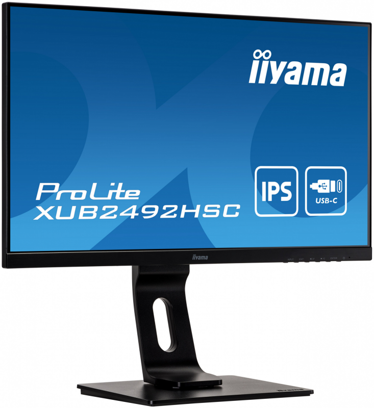 Монитор Iiyama 23.8" ProLite XUB2492HSC-B1 черный IPS LED