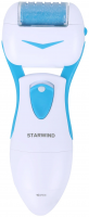 Пилка роликовая Starwind SBS 2014 для стоп, 2 насадки, синий/белый