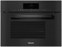 Встраиваемая пароварка с СВЧ DGM 7640 OBSW, черный обсидиан