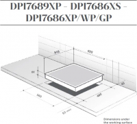 Индукционная варочная панель De Dietrich DPI7686GP