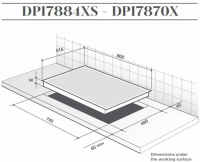 Индукционная варочная панель De Dietrich DPI7876X