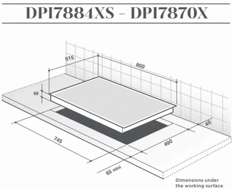 Индукционная варочная панель De Dietrich DPI7876X