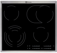 Электрическая варочная поверхность Electrolux EHF46547XK, черный/серебристый