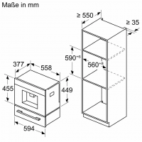 Встраиваемая кофемашина Siemens CT718L1W0, белый