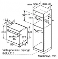 Электрический духовой шкаф Bosch HBG9742B1S, черный
