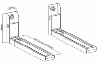 Кронштейн для СВЧ Ultramounts UM888W (белый)