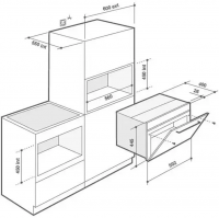 Компактный духовой шкаф с пиролизом и функцией пара De Dietrich DKR7580BB