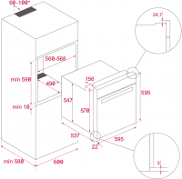 Электрический духовой шкаф Teka HSB 610 WH WHITE