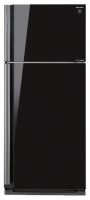 Холодильник Sharp SJ-XP59PGBK (чёрный/стекло)