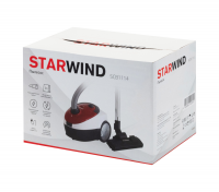 Пылесос Starwind SCB1114 1800Вт красный/белый