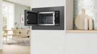 Микроволновая печь встраиваемая Bosch BEL623MD3, черный/серый
