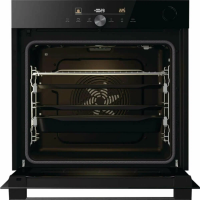 Электрический духовой шкаф с паром Gorenje BPSA6747DGWI, черный
