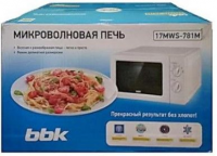 Микроволновая печь BBK 17MWS-781M/W (белый)