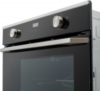 Газовый духовой шкаф DeLonghi NSFG 11 XL RUS, черный/серебристый