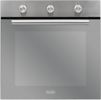 Газовый духовой шкаф DeLonghi FG 6 XL RUS, серебристый/зеркальное стекло