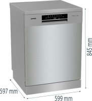 Посудомоечная машина Gorenje GS642E90X , серебристый