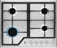 Газовая варочная поверхность Electrolux KGS6426SX , нержавеющая сталь