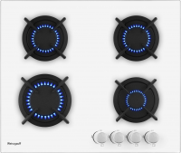 Газовая варочная поверхность Weissgauff HG 640 WG белый