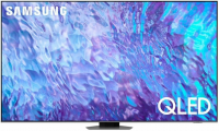 Телевизор QLED Samsung QE65Q80CAUXCE, серебристый