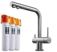 Комплект смеситель+фильтр Omoikiri Nagano-BN + Pure drop Lite 4011.8028