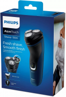 Бритва роторная Philips S1121/41 черный