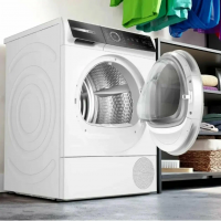 Сушильная машина Bosch WQB245B0ME, белый/черный (наклейка на Русском)