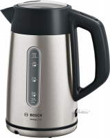 Чайник электрический Bosch TWK4P440 нержавеющая сталь/черный