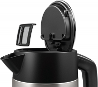 Чайник электрический Bosch TWK4P440 нержавеющая сталь/черный