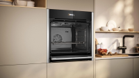 Электрический духовой шкаф Neff B54CR31N0, черный/нержавеющая сталь