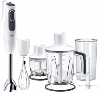 Блендер погружной Braun MQ3145WH белый/серый