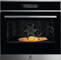 Электрический духовой шкаф Electrolux EOC9P31WX черный/серебристый