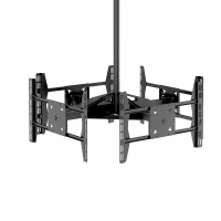 Кронштейн для телевизора Onkron CPRO2L-4, 32-55", потолочный, поворот и наклон, черный