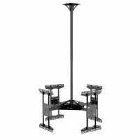 Кронштейн для телевизора Onkron CPRO2L-4, 32-55", потолочный, поворот и наклон, черный