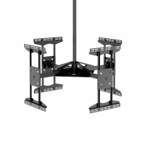 Кронштейн для телевизора Onkron CPRO2L-4, 32-55", потолочный, поворот и наклон, черный
