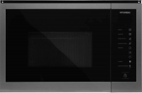 Микроволновая печь встраиваемая Hyundai HBW 2560 DX черная сталь