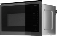 Микроволновая печь встраиваемая Hyundai HBW 2560 DX черная сталь