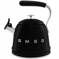 Чайник со свистком Smeg CKLW2001BL, черный