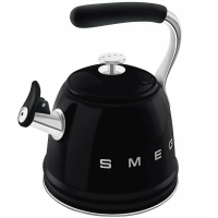 Чайник со свистком Smeg CKLW2001BL, черный