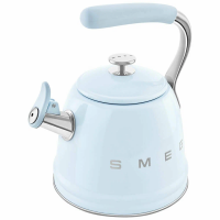 Чайник со свистком Smeg CKLW2001PB, голубой