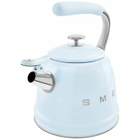 Чайник со свистком Smeg CKLW2001PB, голубой