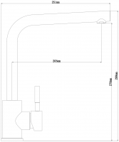 Смеситель для кухни Dr. Gans Лира Dg (319.08Н.1123.401) белый