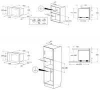 Встраиваемая микроволновая печь Teka MB 620 BI white