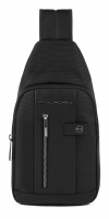 Рюкзак слинг Piquadro Brief2 CA4536BR2/N черный