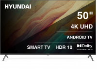 Телевизор Hyundai H-LED50BU7009, Android TV, черный