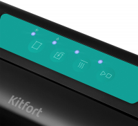 Вакуумный упаковщик Kitfort KT-1528-3 110Вт, черный/бирюзовый