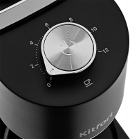 Кофемолка Kitfort КТ-787 200Вт, черный/серебристый