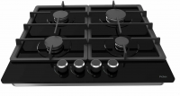Газовая варочная панель Haier HHX-G64CNB, черный/стекло