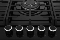 Газовая варочная панель Haier HHX-G95CWSB, черный/стекло