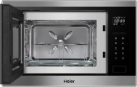 Встраиваемая микроволновая печь Haier HMX-BTG259X, нержавеющая сталь/черная